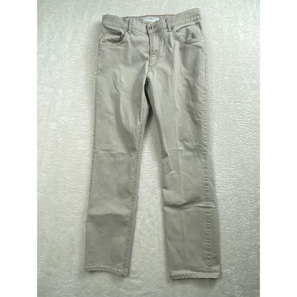 Brax Hi-Flex Modern Chuck‎ Fit Khaki Chinos Casual Business Pants 32/34 - Picture 1 of 8
